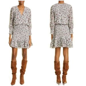 NWOT Veronica Beard Saera Smocked Floral Mini Dress
